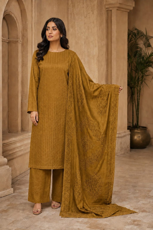 *Imperial Texture Velvet – 3-Piece Unstitched Collection ✨👑*