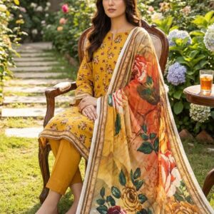 lawn bana doriya digital print 3pc