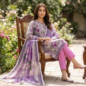 lawn bana doriya digital print 3pc