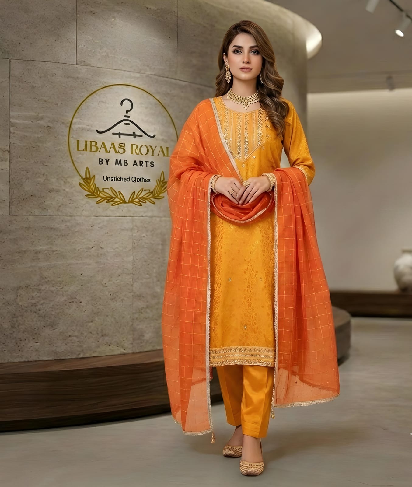 two tone embroidery 3pc two tone embroidery 3pc